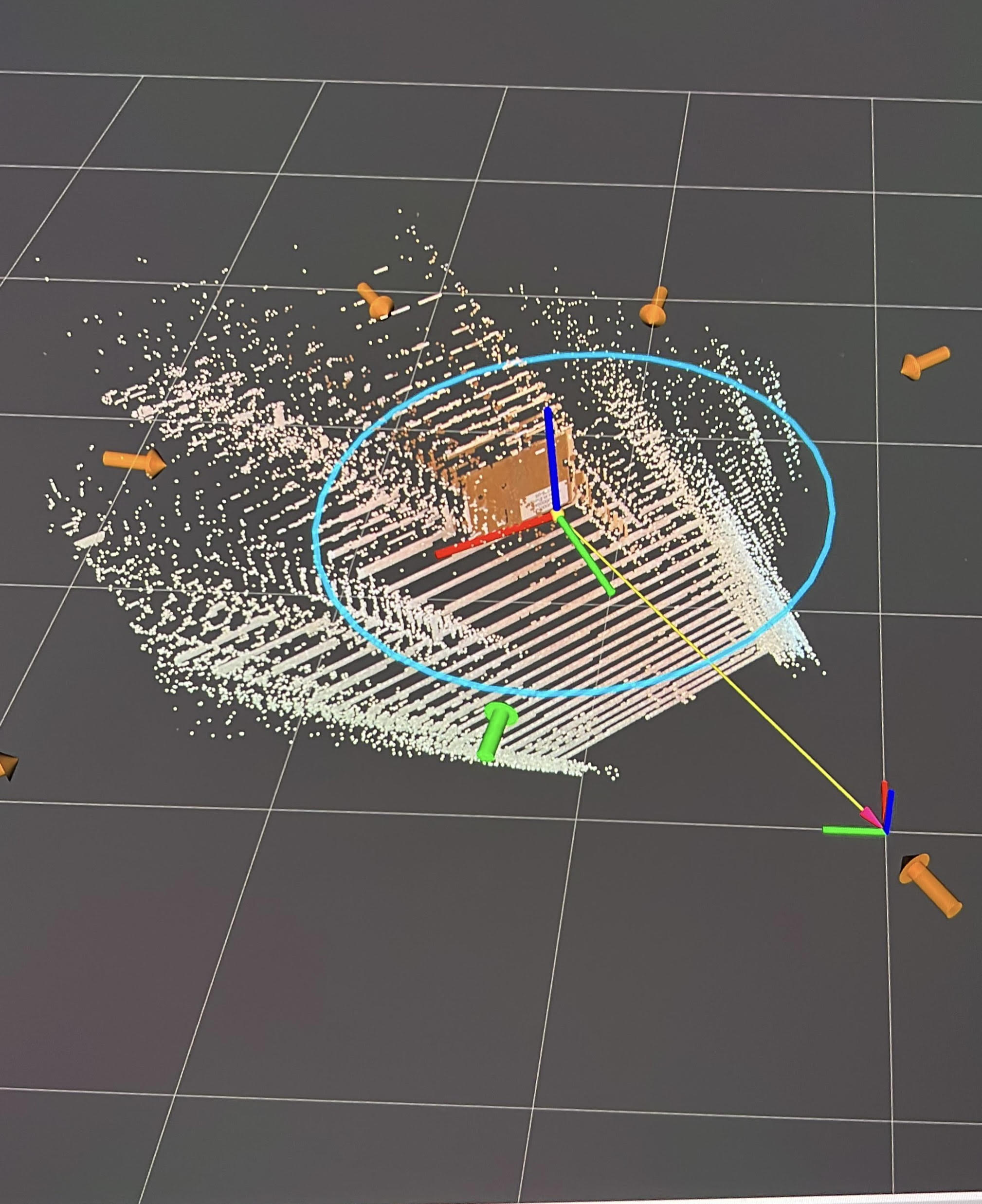 VO and odometry trajectory comparison on ROS bag data
